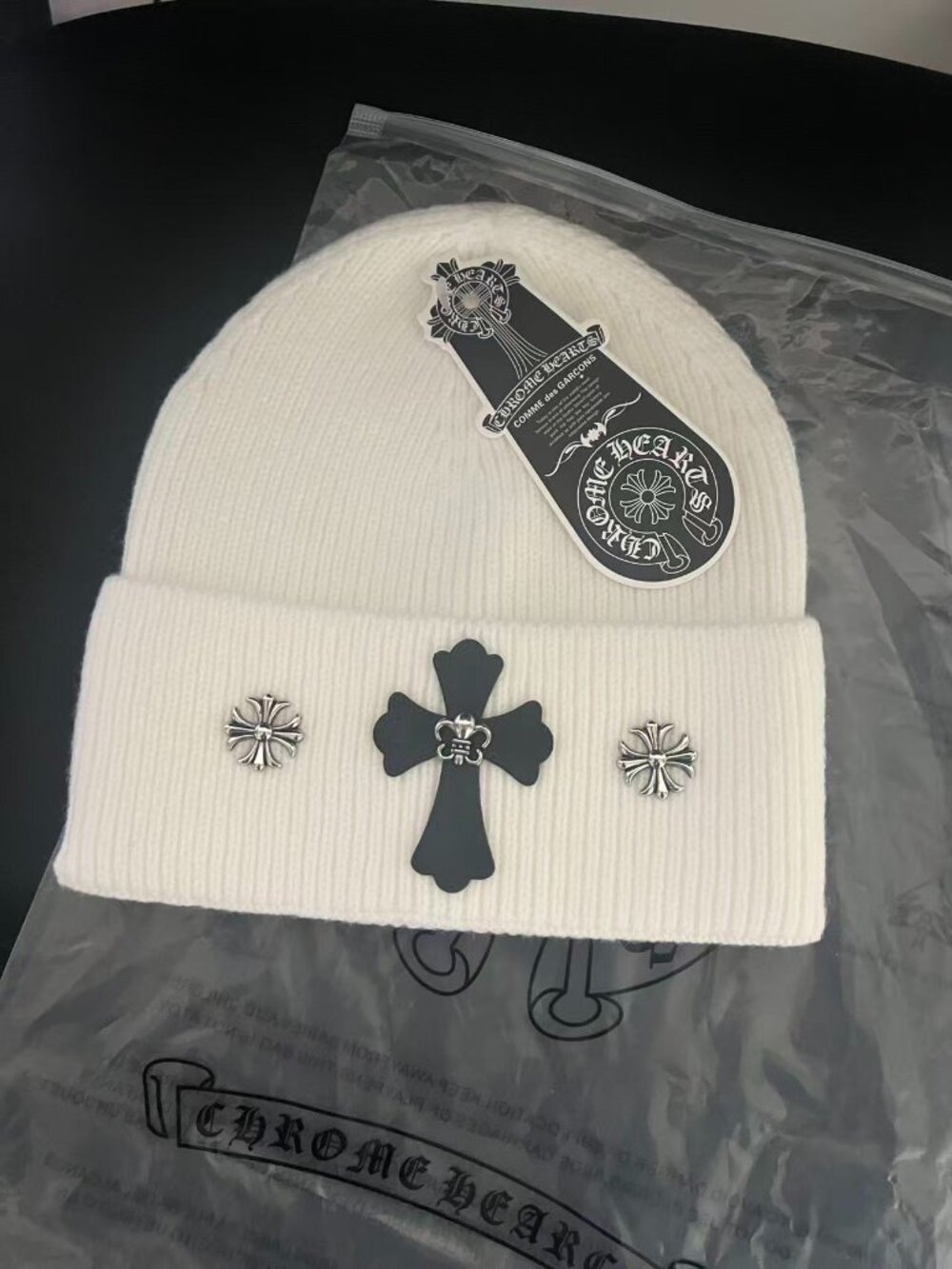 White Women's Chrome Hearts Hat